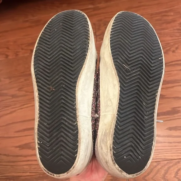 Golden Goose Pink sparkly Mid Stars. Size 38 - Picture 6 of 6